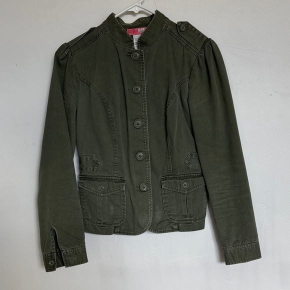Lux Jackets & Blazers - Lux Olive Utility Jacket